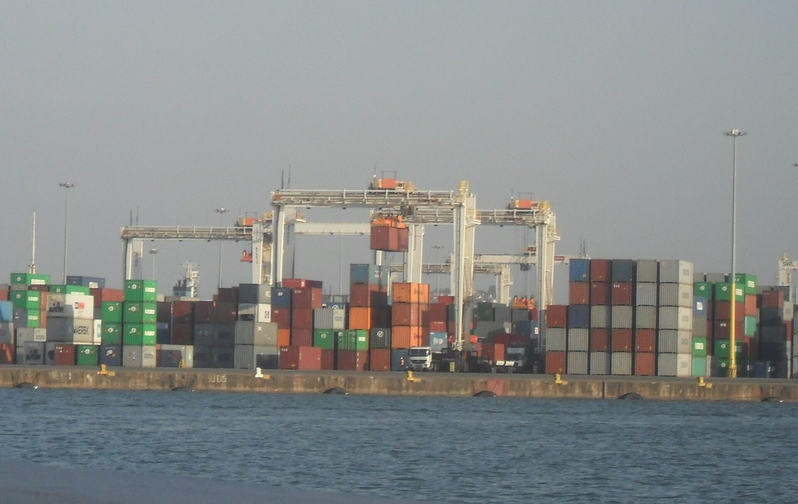 Stacked containers at the Port of Durban