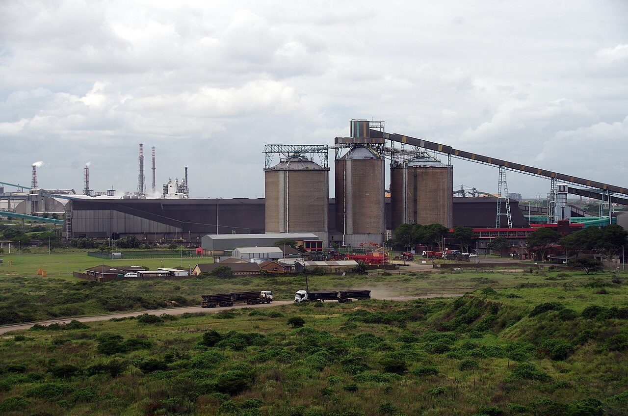 The harbour at the Port of Richards Bay, South Africa