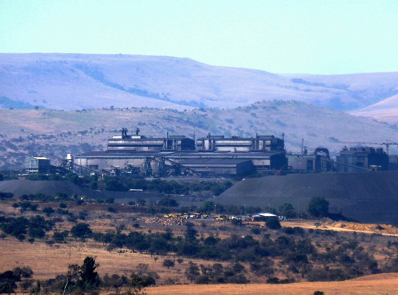 A ferrochrome smelter at Lydenburg, Mpumalanga
