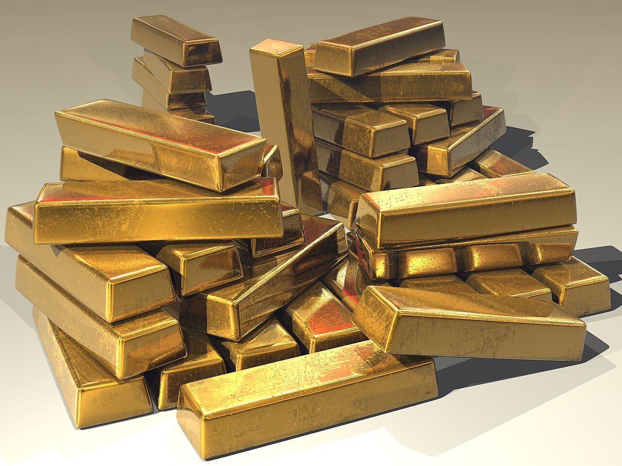 Gold bullion bars