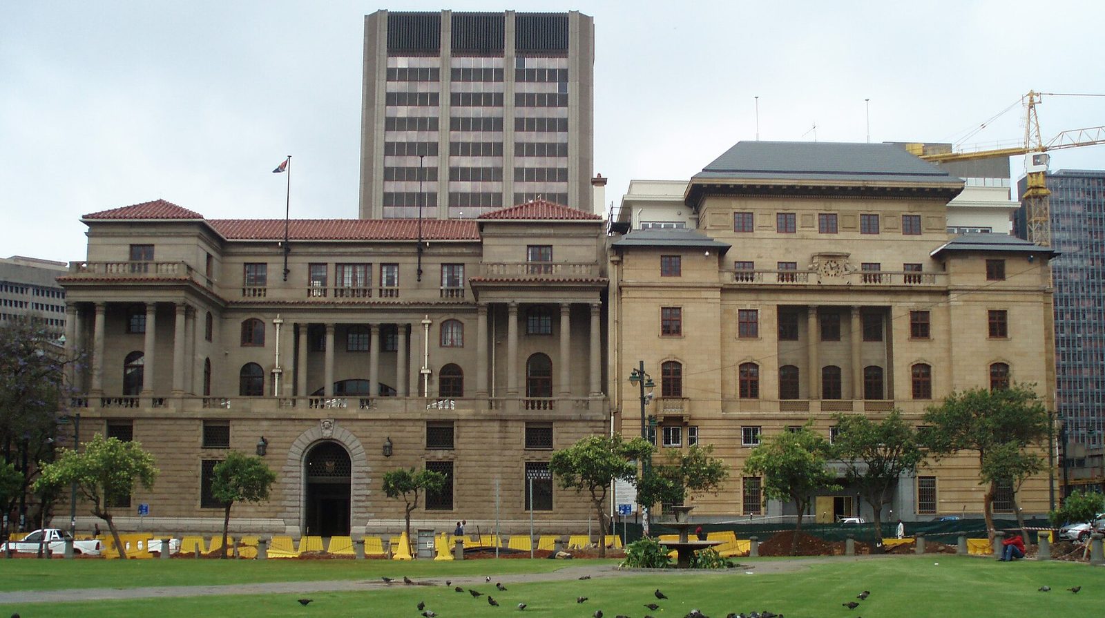The old South African Reserve Bank building in Pretoria